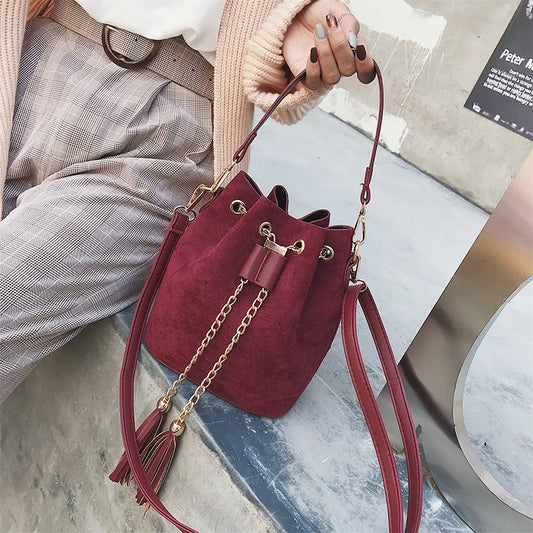 Bucket Bag Burgundy