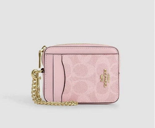 FREE Zip Card Case In Signature Canvas